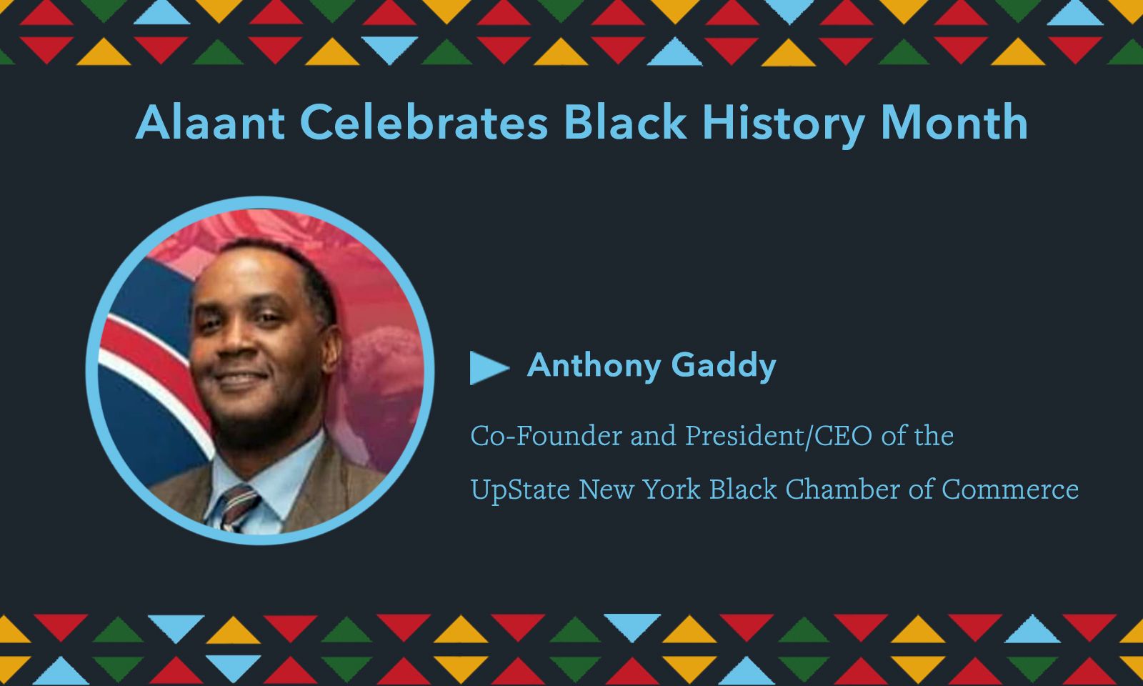 Alaant Celebrates Black History Month Anthony Gaddy